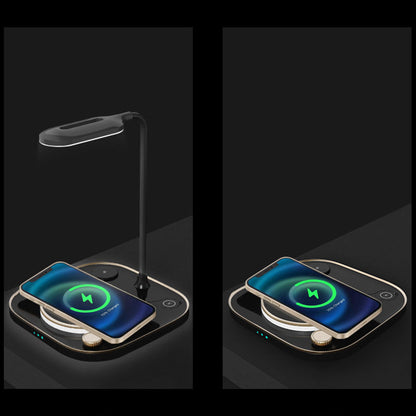 Gift Choice - 3-in-1 Magnetic Wireless Charging Desk Lamp