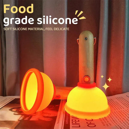 Cute Plunger Night Lamp - Dimmable & Rechargeable