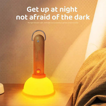 Cute Plunger Night Lamp - Dimmable & Rechargeable