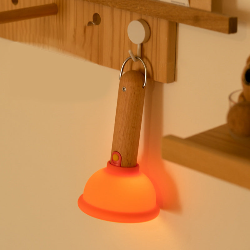 Cute Plunger Night Lamp - Dimmable & Rechargeable