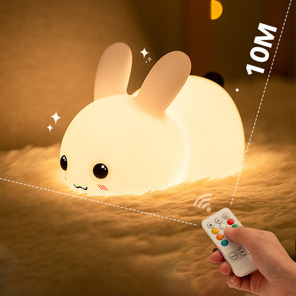 Rabbit USB Colorful LED Silicone Night Light