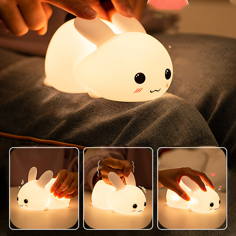 Rabbit USB Colorful LED Silicone Night Light