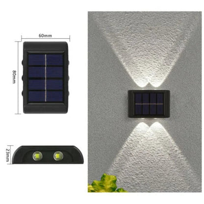 🎁Buy 3 Get 2 Free🔥Waterproof Solar Powered Outdoor Patio Wall Decor Light